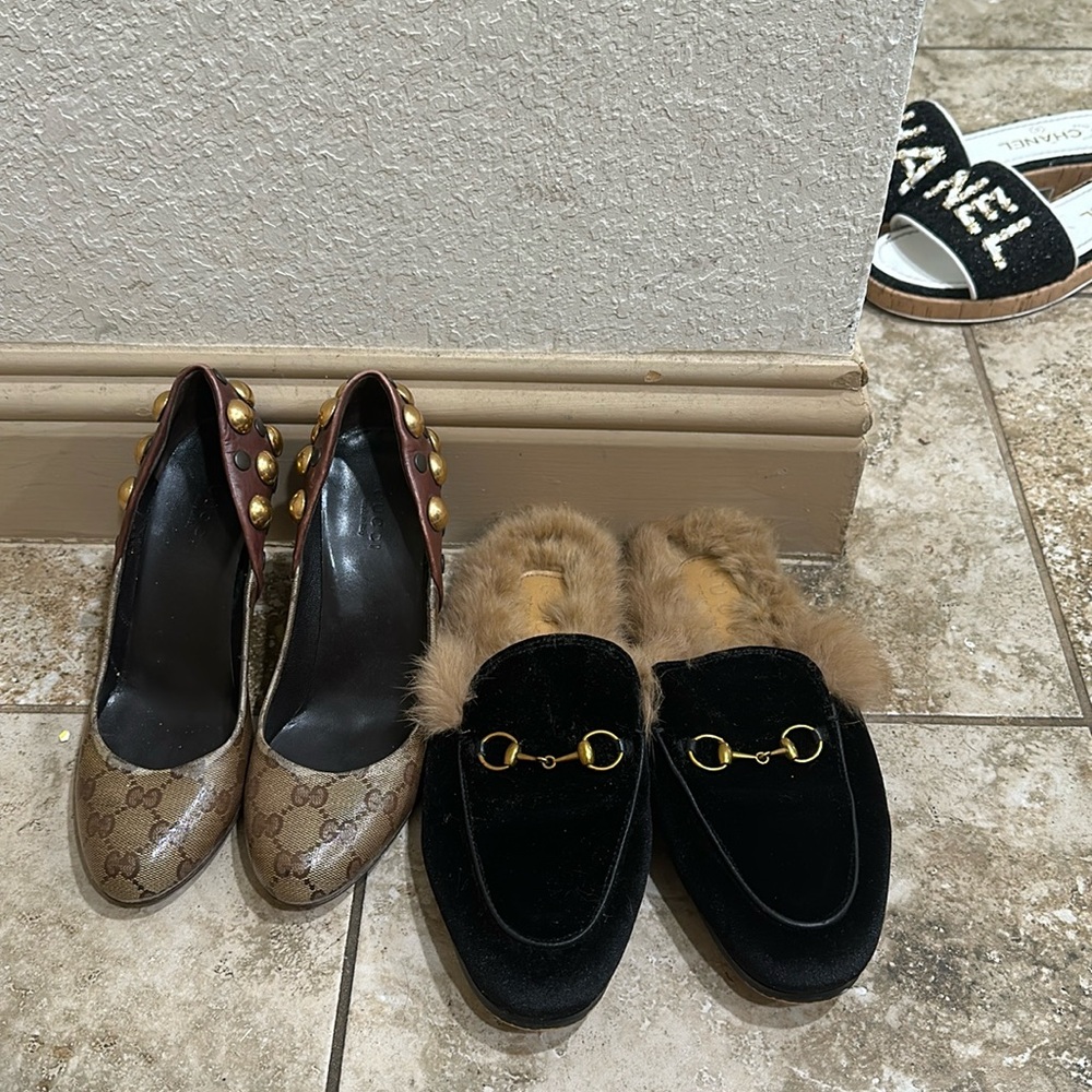 Gucci heels and sandals bundle